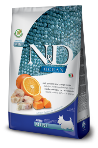 N&D Dog GF Pumpkin Codfish & Orange для мелких пород