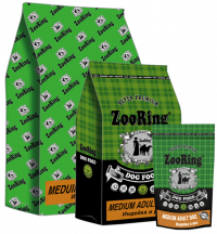 ZooRing Medium Adult Dog Индейка и рис