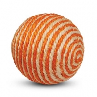 Triol игрушка Шарик из сизаля оранжевый 9.5см