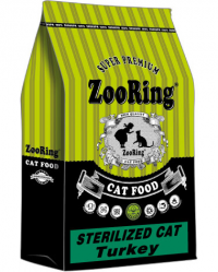 ZooRing для стерилизованных кошек и кастрированных котов (индейка)