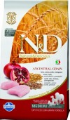 N&D Low Grain Chicken & Pomegranate для крупных и средних пород (15 кг.)