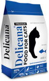 Delicana для взрослых кошек с лососем