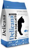 Delicana для стерилизованных кошек с лососем